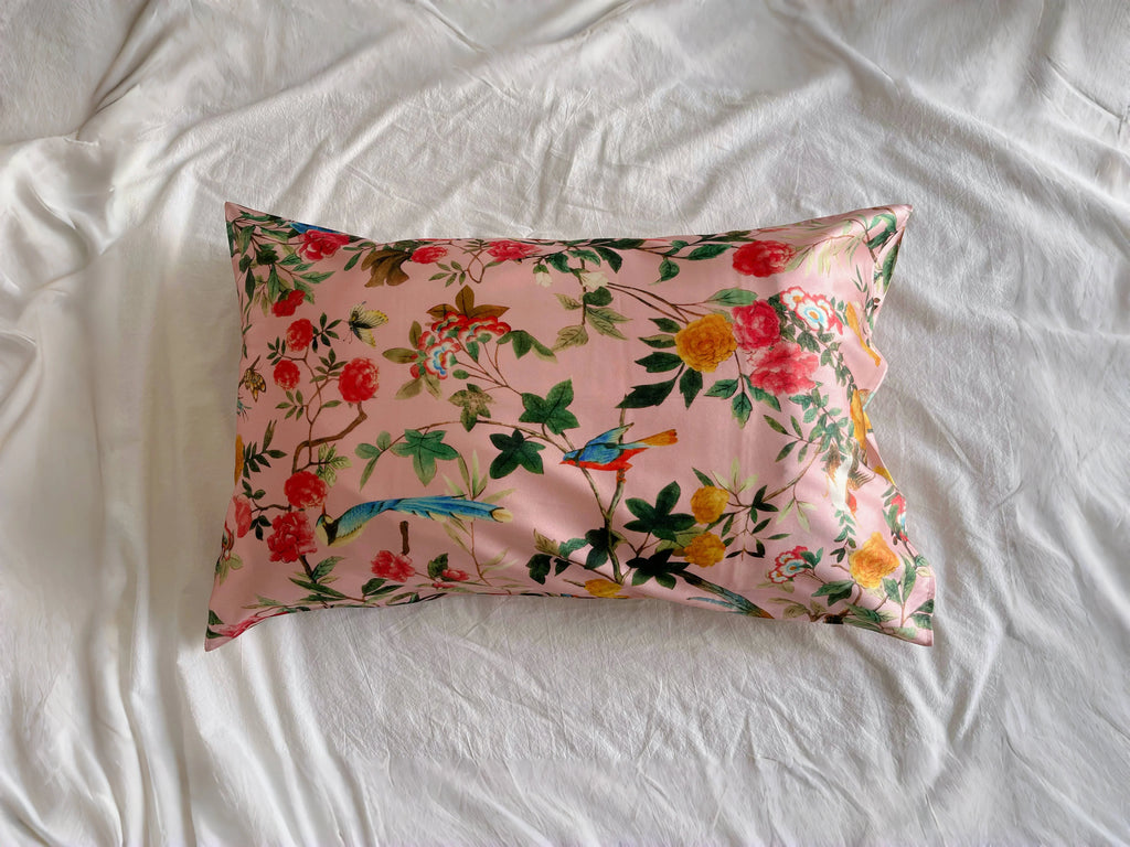floral silk pillowcases